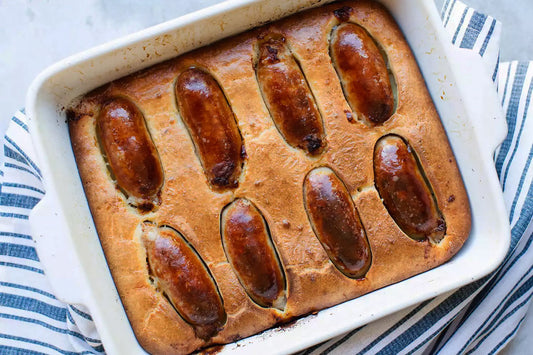 Jak vařit naše klobásy a Toad-in-a-hole