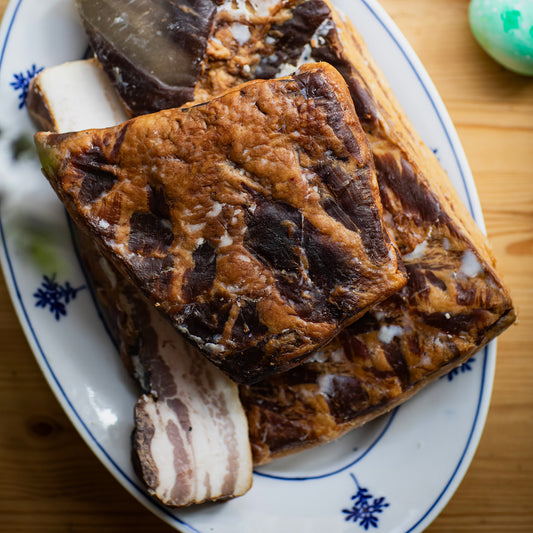 Bio uzená vepřová slanina z bůčku